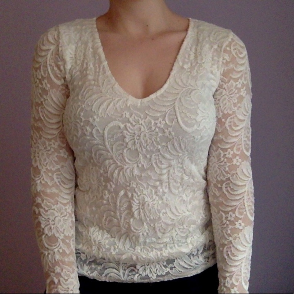 Abercrombie lace top
